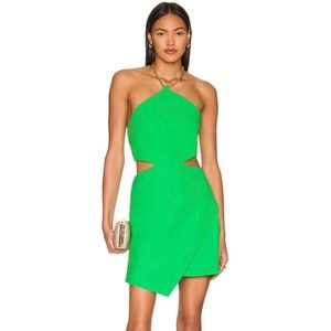 Bright Green Mini Dress (Amanda Uprichard)